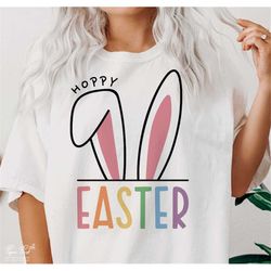 Hoppy easter SVG, happy easter SVG, easter bunny SVG, Easter Svg, Easter Shirt Svg, Easter Gift Svg, Funny Easter Svg, P