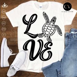 Creative Sea Turtle Love Design