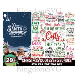22 Designs Christmas Quote Svg Bundle, Christmas Svg, Xmas Svg, Merry Christmas Svg, Christmas Svg Files For cricut