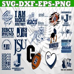 Bundle 20 Files Jackson State Football Team Svg, Jackson State Svg, HBCU Team svg, Mega Bundle, Designs, Cricut, Cutting