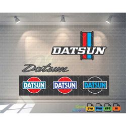 DATSUN - SVG Png Eps and Ai Formats - Ready to use for Cricut and Canva - Layered Files - 300 Dpi Png File