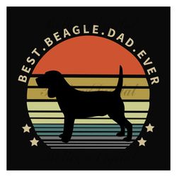 Best Beagle Dad Ever Retro Sunset Svg, Fathers Day Svg, Beagle Dad Svg, Beagle Dog Svg, Dog Dad Svg, Dad Svg, Dog Svg, R