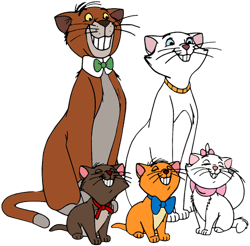 Aristocrats Clipart, Aristocats SVG, Marie SVG, Cat Svg, Cat PNG, Marie Music Eiffel tower, Aristocats stickers, Marie t