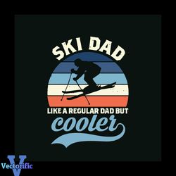 Funny Vintage Ski Dad Skiing svg Skiing Dad Retro svgs, Father Svg, Fathers Day Svg, Father Son Svg, The Godfather Svg,