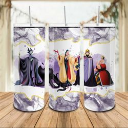 Happy Halloween 20oz Tumbler Png, Bad Witches Club, Spooky Season, Villains Wicked Tumbler Wrap Png, Trick Or Treat Png,