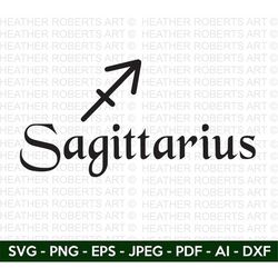 Sagittarius SVG, Sagittarius Zodiac Svg, Zodiac Signs SVG, Astrology Signs svg, Zodiac Symbols svg, Constellation Signs