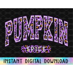 Pumpkin Spice Svg, Happy Halloween Svg, Trick Or Treat, Leopard Pumpkin Svg, Witch Svg, Halloween Svg, Spooky Season, Ha