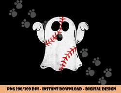 Funny Halloween Costume Baseball Ghost Baseball Lover png, sublimation copy