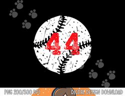 Number 44 Baseball Player Number 44 png, sublimation