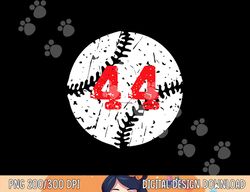 Number 44 Baseball Player Number 44 png, sublimation