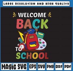 First Day of School svg Welcome Back to School svg, Teacher Life svg, Summer is Over svg, Welcome Back Students svg
