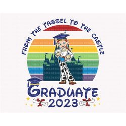 Graduate 2023 Tassel To Castle Svg, Cowgirl Svg, Graduate 2023 Svg, Graduate Shirt, Class of 2023 Svg, Graduate Trip Svg