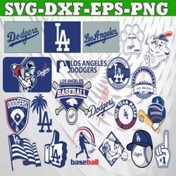 Bundle 22 Files Los Angeles Dodgers Baseball Team SVG, LA Dodgers Svg, MLB Team  svg, MLB Svg, Png, Dxf, Eps, Jpg, Insta