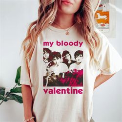 vintage my bloody valentine t-shirt, my bloody valentine t-shirt , rock band gift for men women unisex t-shirt