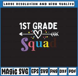1st Grade Squad svg, 1st Grade svg, Second Grade svg, Frist Day of School svg, School Squad svg, Teacher svg, Elementary
