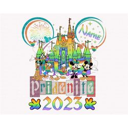 LGBT Pridenite 2023 Svg, Mouse And Friends Svg, Rainbow Flag Svg, Equality Svg, Support LGBT Rights, LGBT Community Svg,