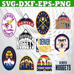 Bundle 11 Files Denver Nuggets Basketball Team svg, Denver Nuggets svg, NBA Teams Svg, NBA Svg, Png, Dxf, Eps, Instant D
