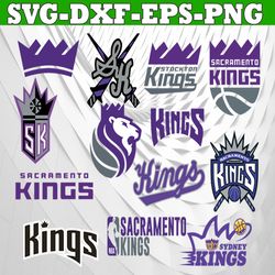 Bundle 13 Files Sacramento Kings Basketball Team svg, Sacramento Kings svg, NBA Teams Svg, NBA Svg, Png, Dxf, Eps, Insta