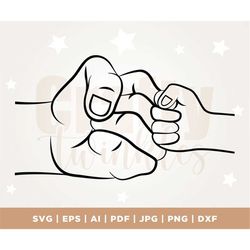 Fist Bump SVG, Papa and Grandson svg, Father and Son SVG, Daddy Svg, Son Svg, Cut File, Cameo Cut File, Svg for shirts,