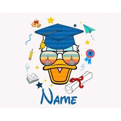 Duck Graduation PNG, Graduate Png, Class Of 2023 Png, Graduation 2023 Png, Graduation Cap Png, Graduation Shirt Design,
