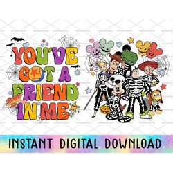 Bundle You've Got A Friend In Me Png, Happy Halloween Png, Trick Or Treat Png, Spooky Season Png, Spider Halloween Png,