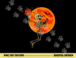 Funny Skeleton Playing Basketball Halloween Costume Men Boys  png,sublimation copy