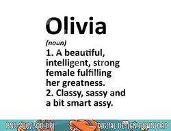 OLIVIA Definition Personalized Name Funny Christmas Gift png, sublimation copy