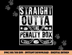 Funny Vintage Ice Hockey Player Hockey Team Penalty Box png, sublimation copy