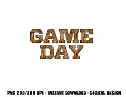 Game Day Tiger Animal Print Sports Soccer Football Mom Tee png, sublimation copy