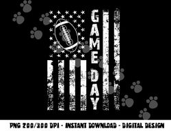 Game Day With Flag American Football Lovers Mom Dad png, sublimation copy