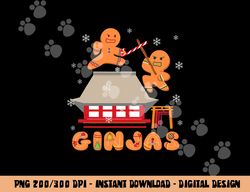 Ginja Ninja Ginjas Gingerbread Ninjas Christmas Gift Xmas png, sublimation copy