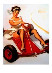 Vintage Pin Up Girl - Cross Stitch Pattern Counted Vintage PDF - 111-437