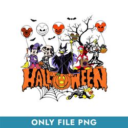 Mickey and Friends Halloween Png, Disney Halloween Png, Halloween Png, Instant Download