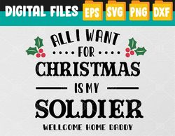 All I Want For Christmas , Instant Digital Download