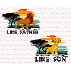 Like Father, Like Son Svg, Father's Day Svg, Father's day svg, Dad Shirt Svg, Father Svg, Gift For Dad, Blessed Dad Svg,