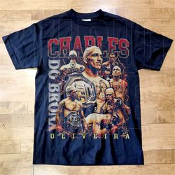 Do Bronx Shirt Charles Oliveira Tshirt Brazilian Fighter Jiu Jitsu 90s Retro Champions Fans Sweatshirt Vintage Graphic T