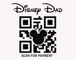 Dad Scan For Payment Svg, Fathers Day Svg, Dad Svg, Happy Fa
