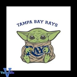Tampa Bay Rays Baby Yoda Svg, Sport Svg, Sport Logo Team Svg, Sport Gift Svg, Baby Yoda Svg, Tampa Bay Rays Svg, Tampa B