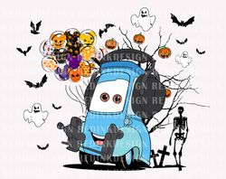 Halloween Car Png, Blue Forklift Png, Halloween Masquerade P