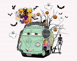 Halloween Car Png, Green Car Png, Halloween Masquerade Png,