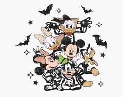 Halloween Mouse And Friends PNG, Halloween Png, Halloween Sk