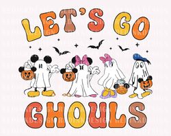 Halloween Mouse And Friends SVG, Lets Go Ghouls Svg, Hallowe