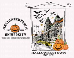 Halloween Townn University 1998 PNG Bundle, Halloween Pumpki