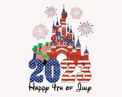 Happy 4th of July 2023 Svg, July 4th Svg, Magical Castle Svg