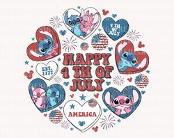 Happy 4th of July Svg, Heart Doodle Svg, July 4th Svg, Fourt