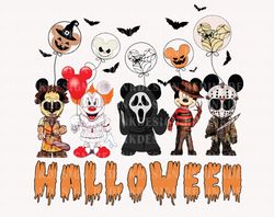 Horror Characters PNG, Horror Friends Png, Horror Halloween,