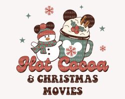 Hot Cocoa & Christmas Movies Png, Mouse Cocoa Png, Family Va