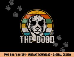 Goldendoodle  png, sublimation - The Dood Vintage Retro Dog Shirt copy