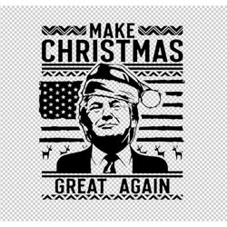 Jeffery Digital Download Trump Christmas Hat Svg Trumpmas Make Christmas Great Again Svg Digital Vector Files, svg