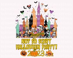 Not So Scary Halloween Party Png, Halloween Skeleton Mouse A
